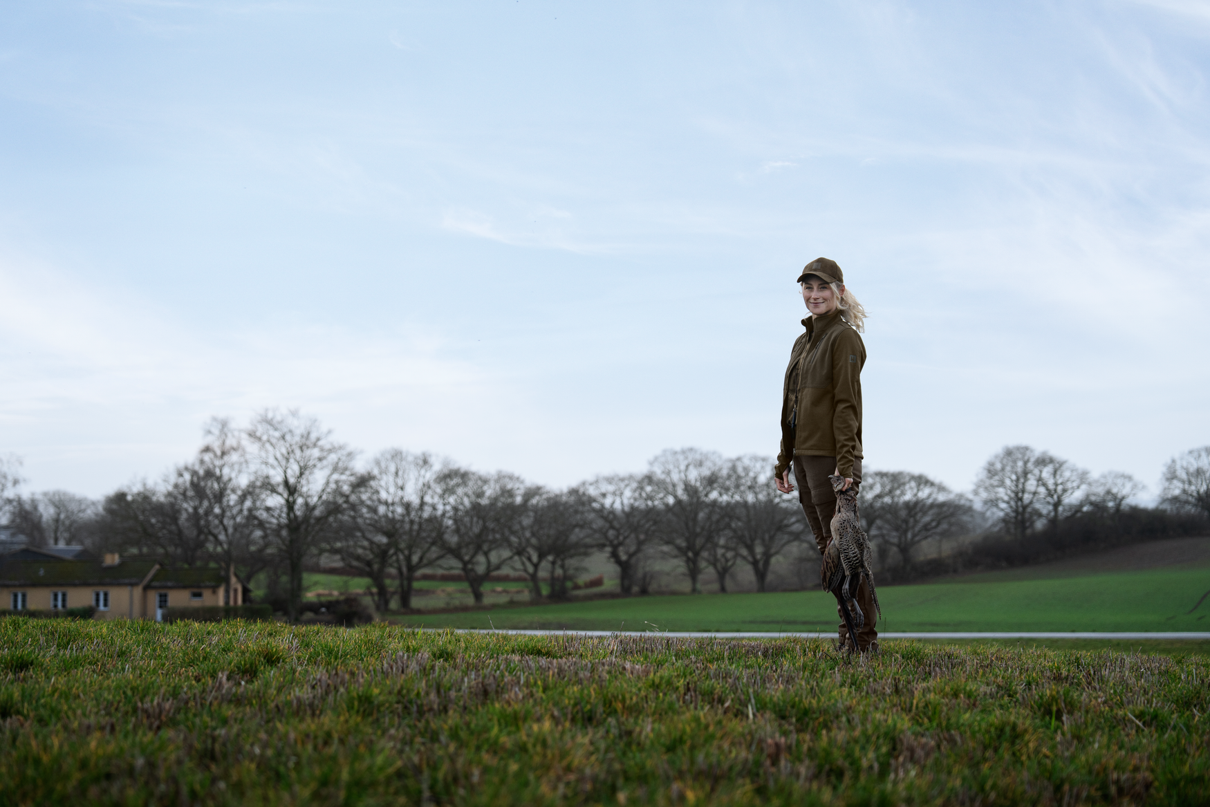 Härkila Scandinavian softshell-jakke W - Willow green/Shadow brown