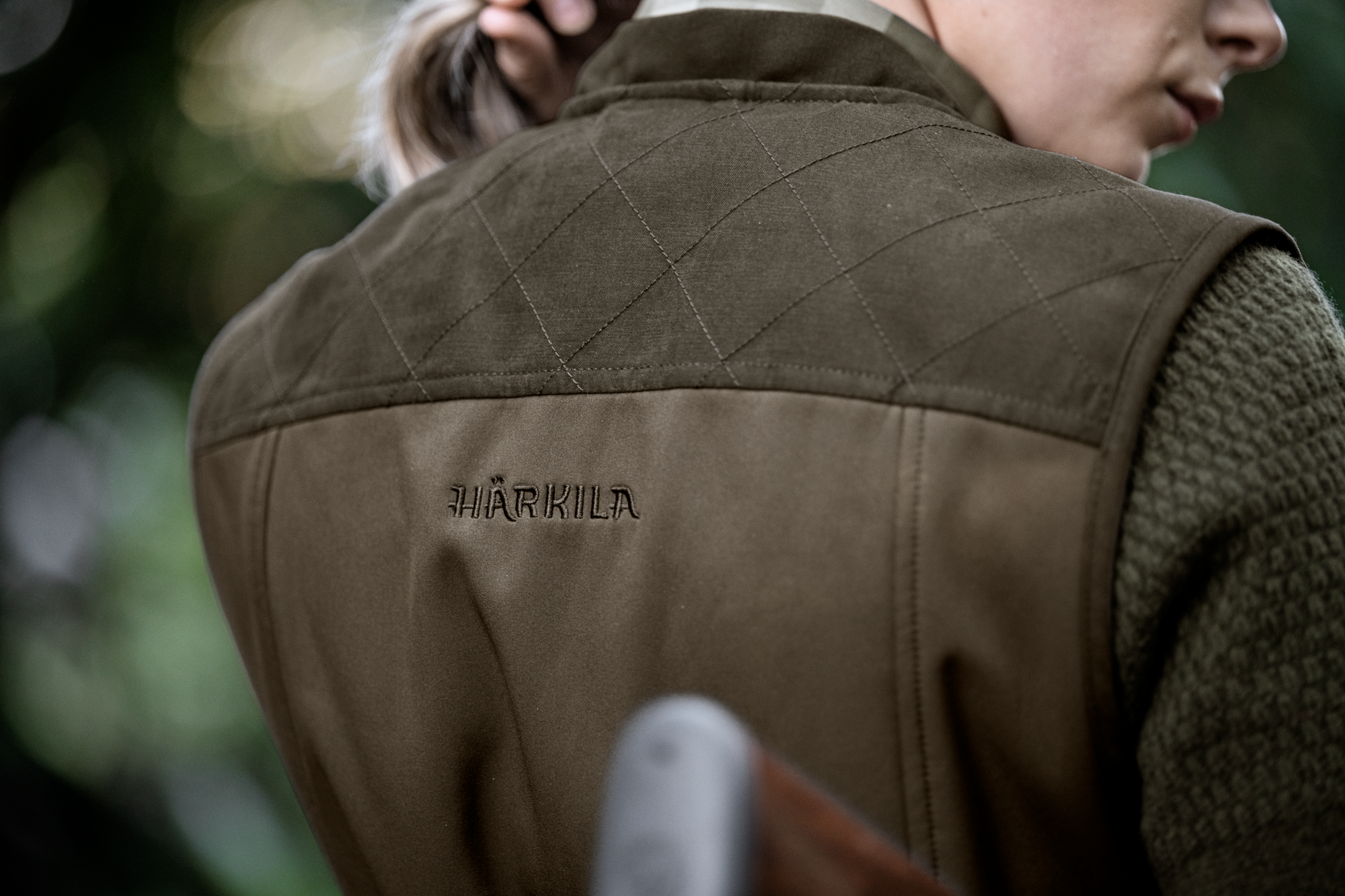 Gilet de tir pour femme Skye - Willow green/Shadow brown