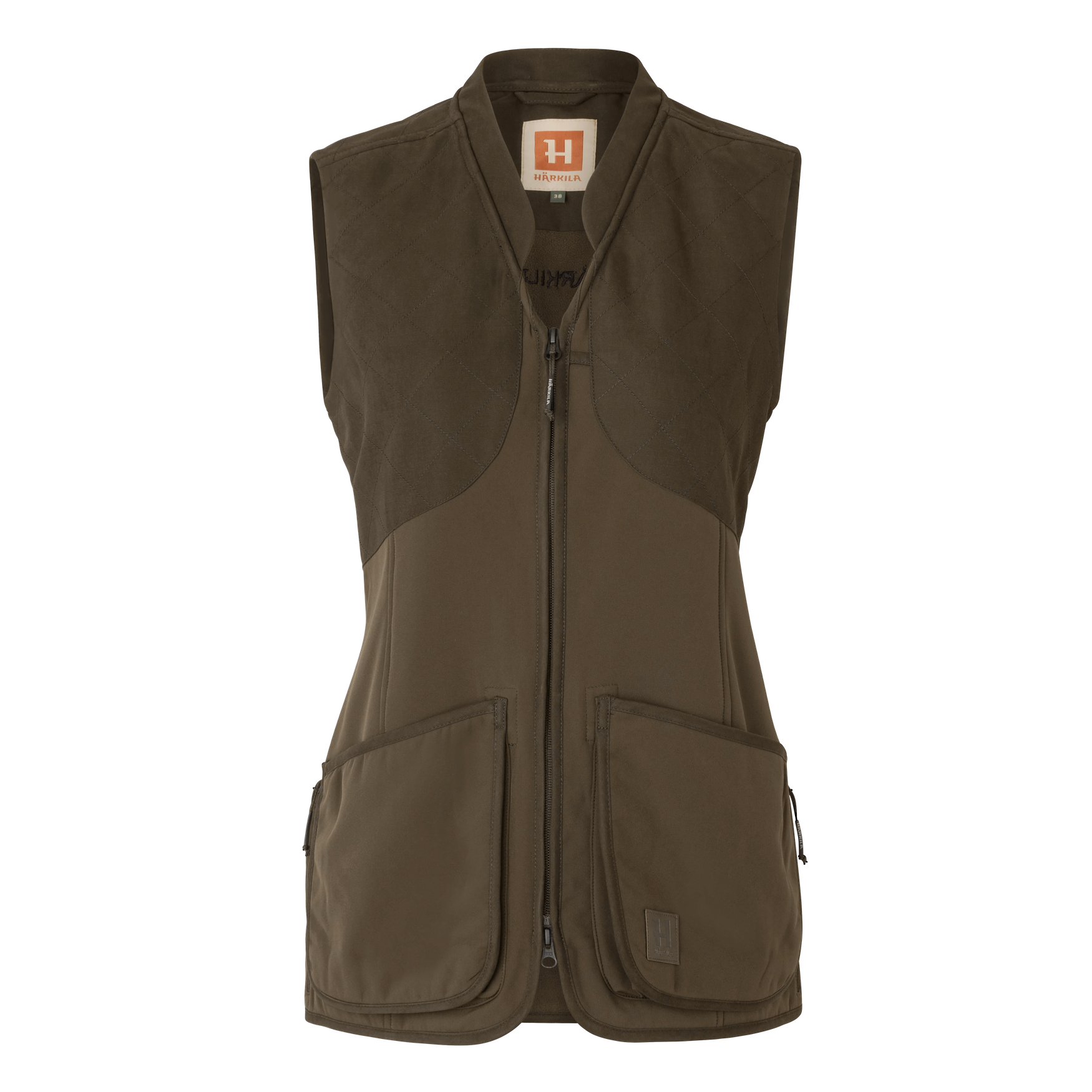 Gilet de tir pour femme Skye - Willow green/Shadow brown