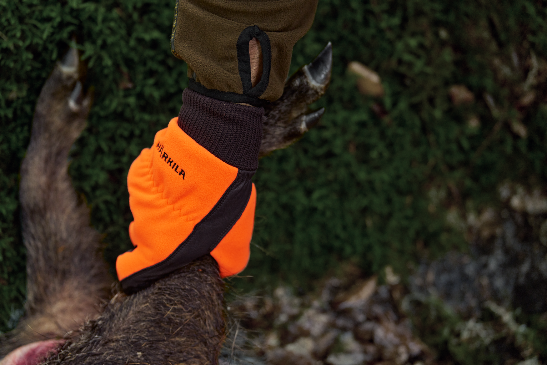 Wildboar Pro Shooter Blaze WSP Handsker - Orange blaze/Brown