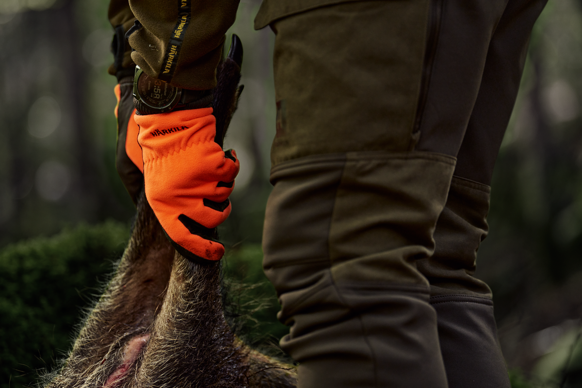 Wildboar Pro Shooter Blaze WSP Handsker - Orange blaze/Brown