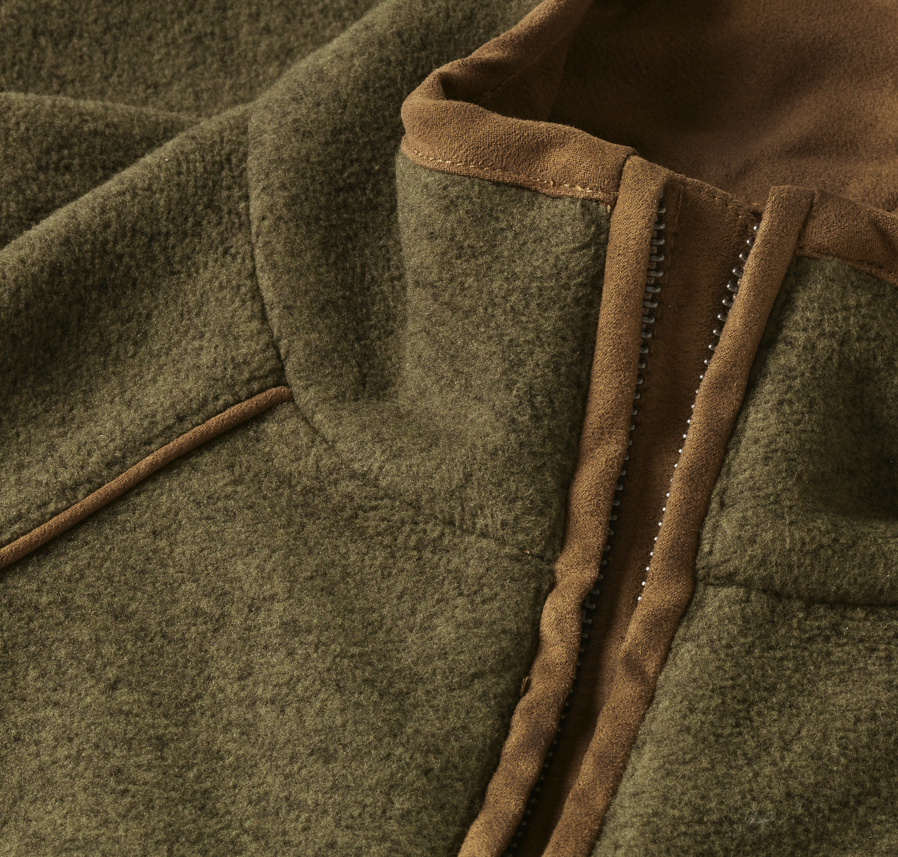 Sandhem Lady fleece vest - Dusty lake green melange
