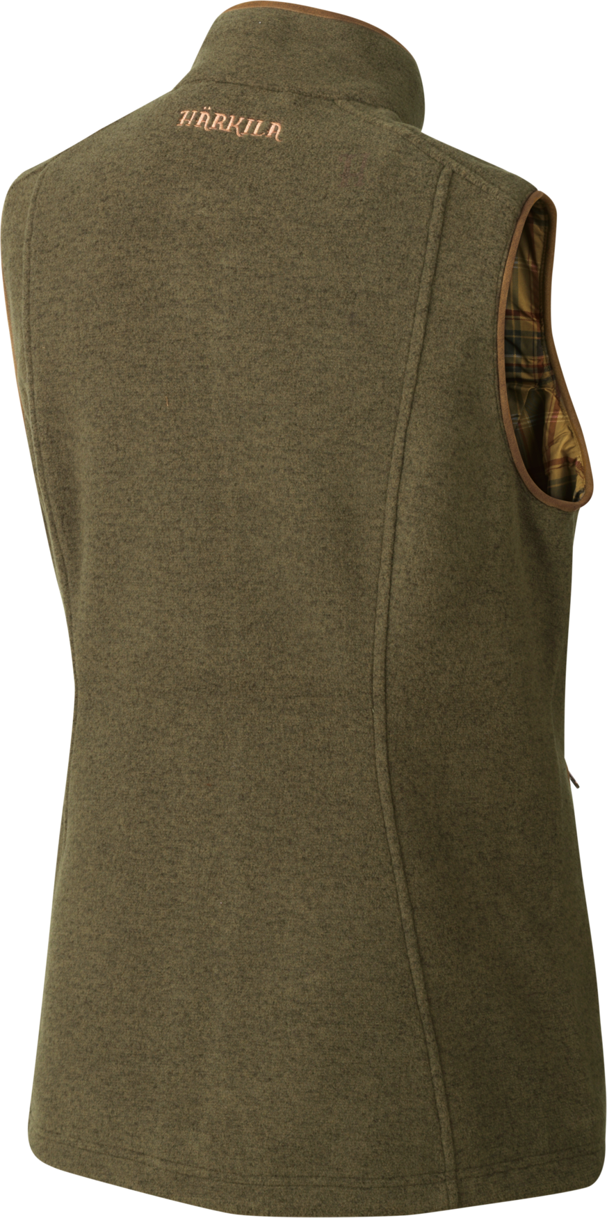 Sandhem Lady fleece vest - Dusty lake green melange