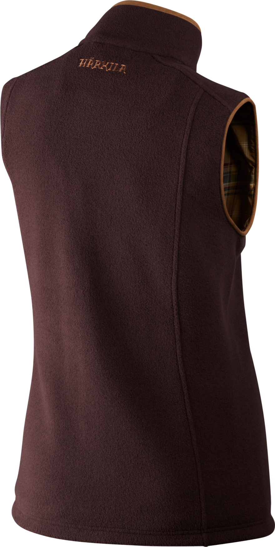 Sandhem Lady fleecevest - Dark port melange