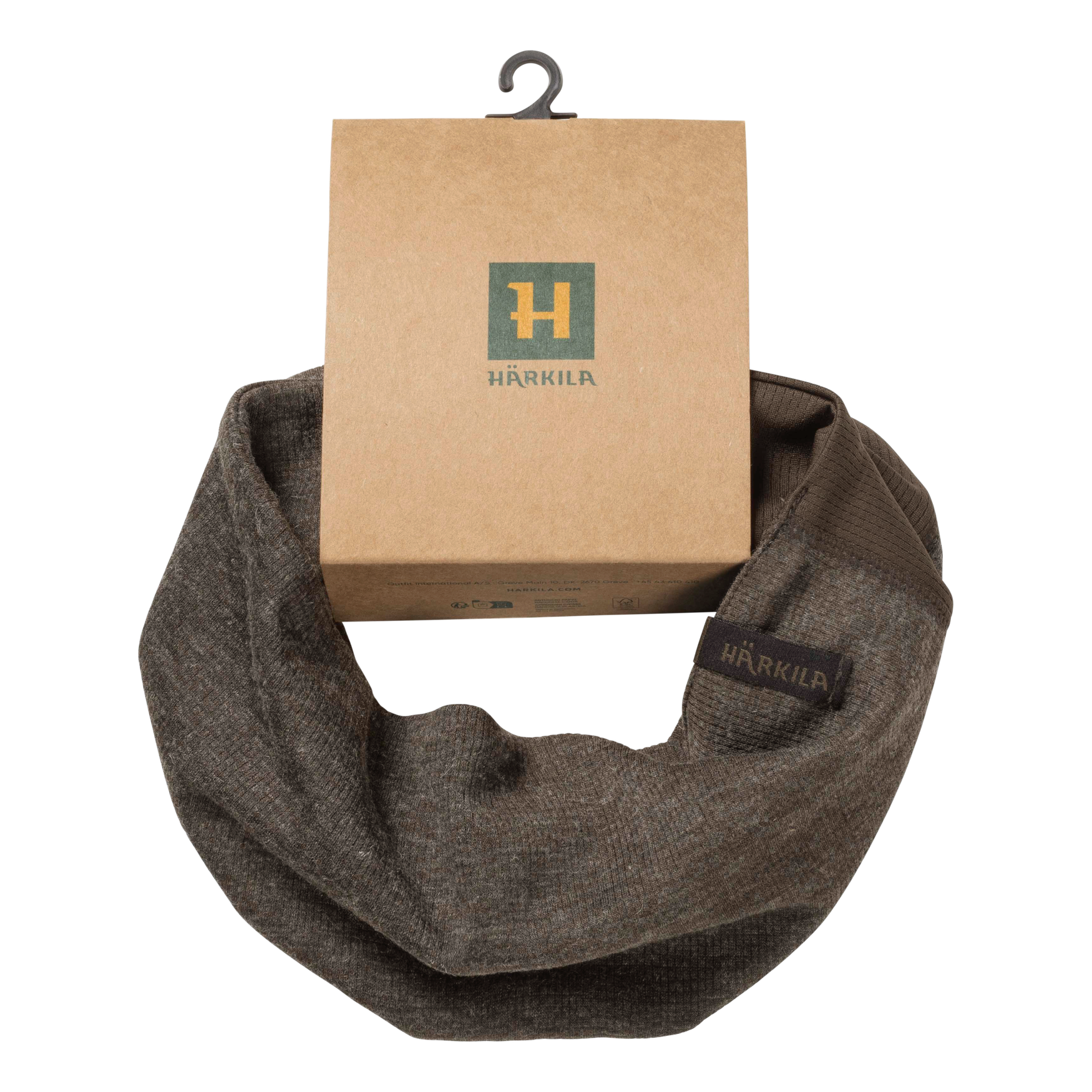 Kodiak CleverWool halsedisse - Dark hunting green