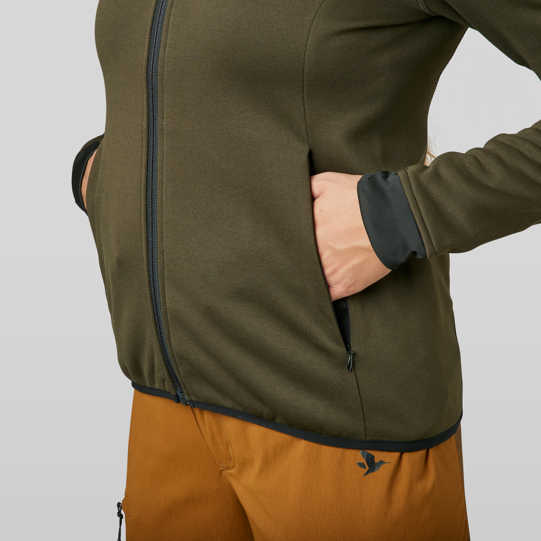 Polaire Power Women - Pine green