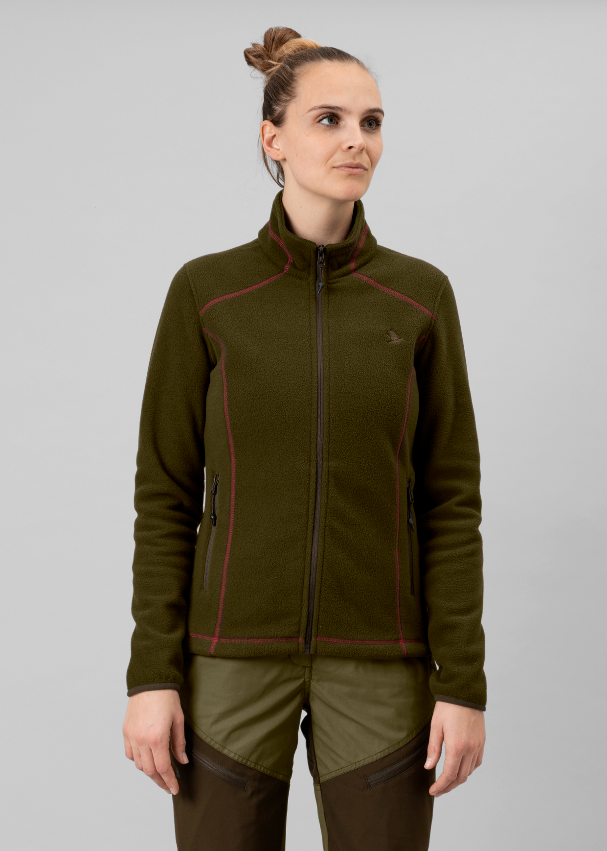 Billie fleece - Pine green