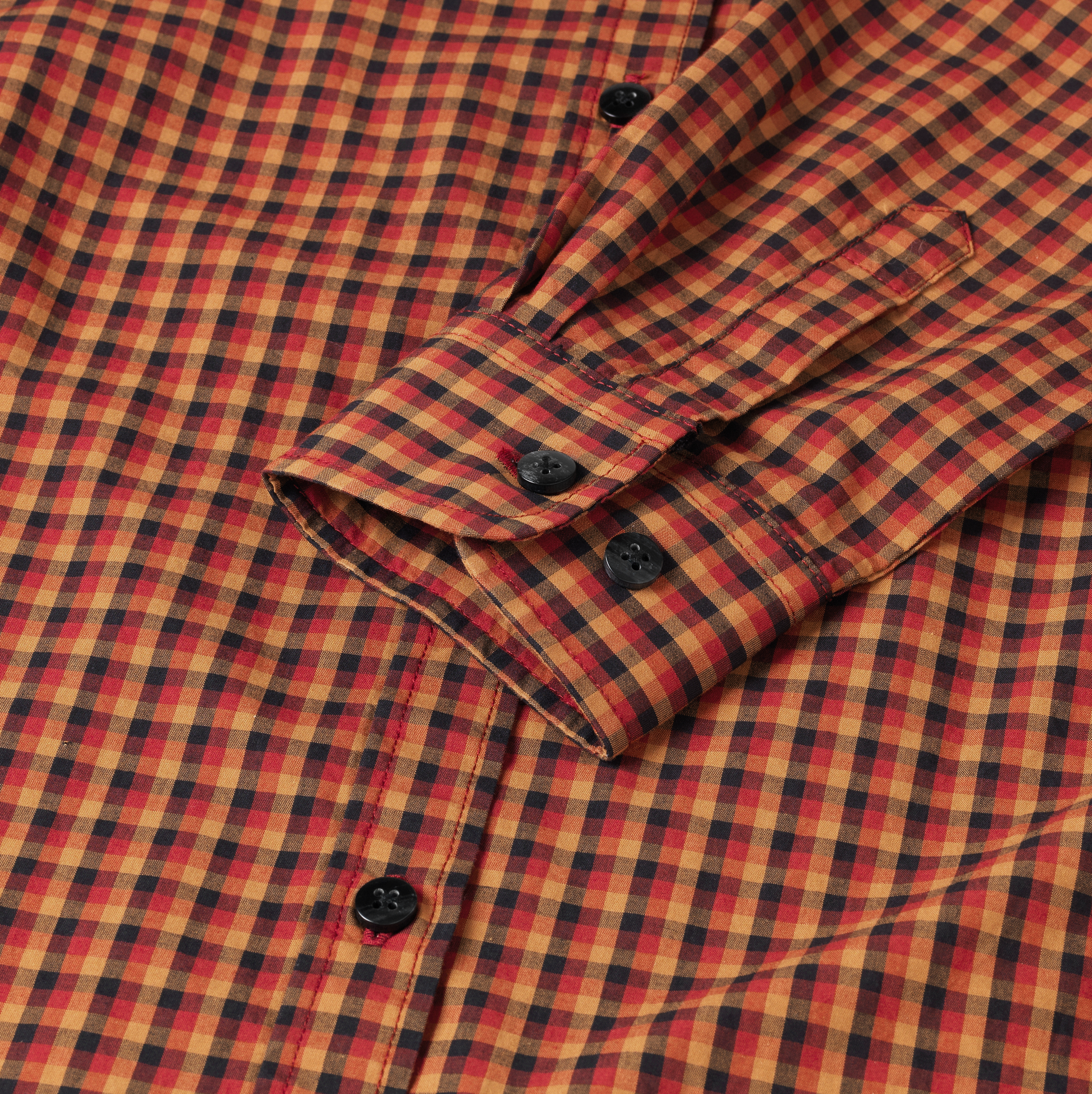 Selja Lady L/S check shirt - Red/Black check