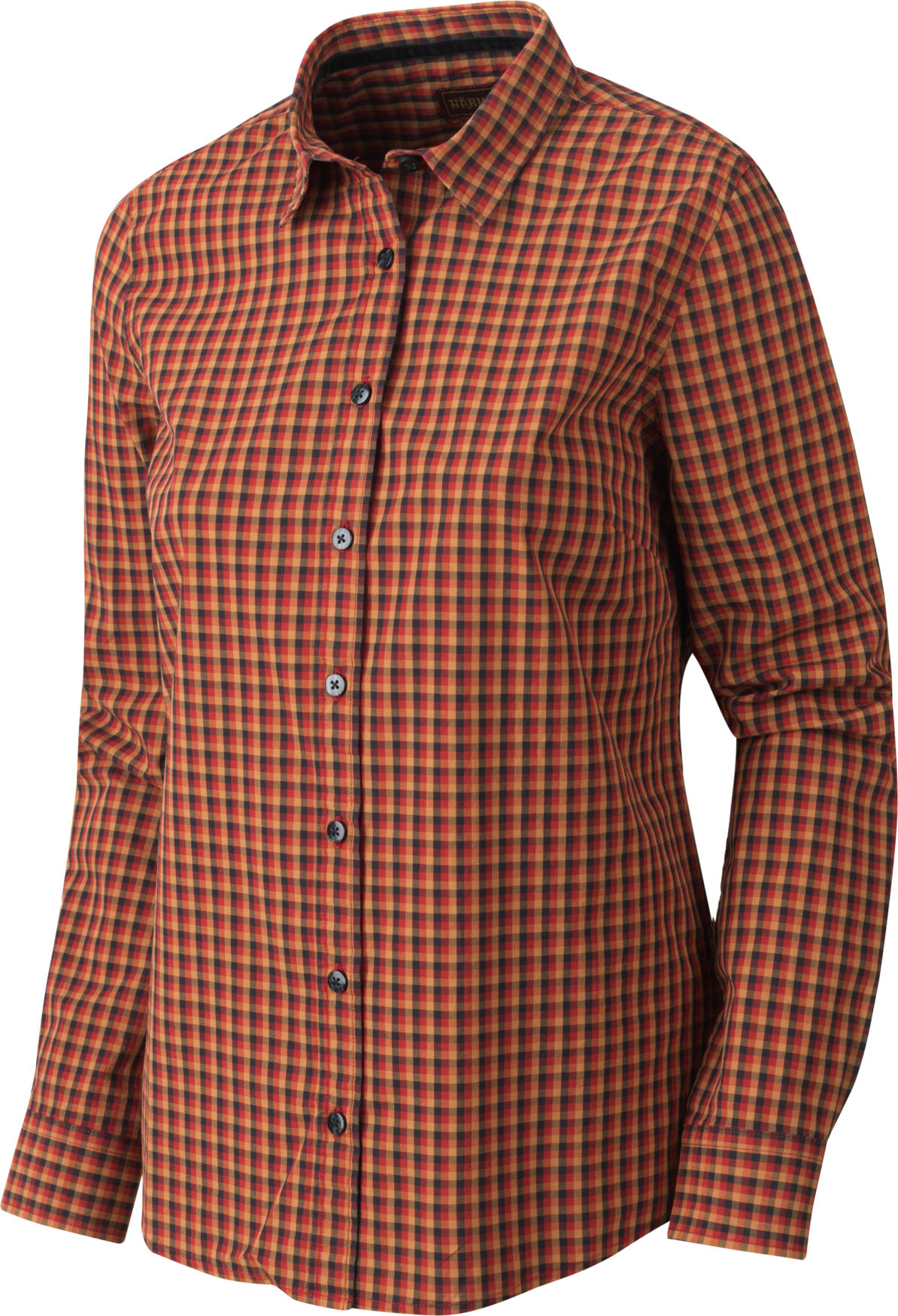 Selja Lady L/S check chemise - Red/Black check