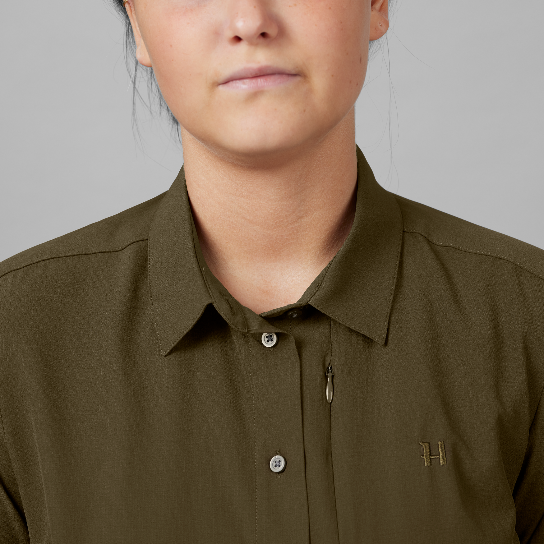 Trail L/S skjorte Women - Willow green