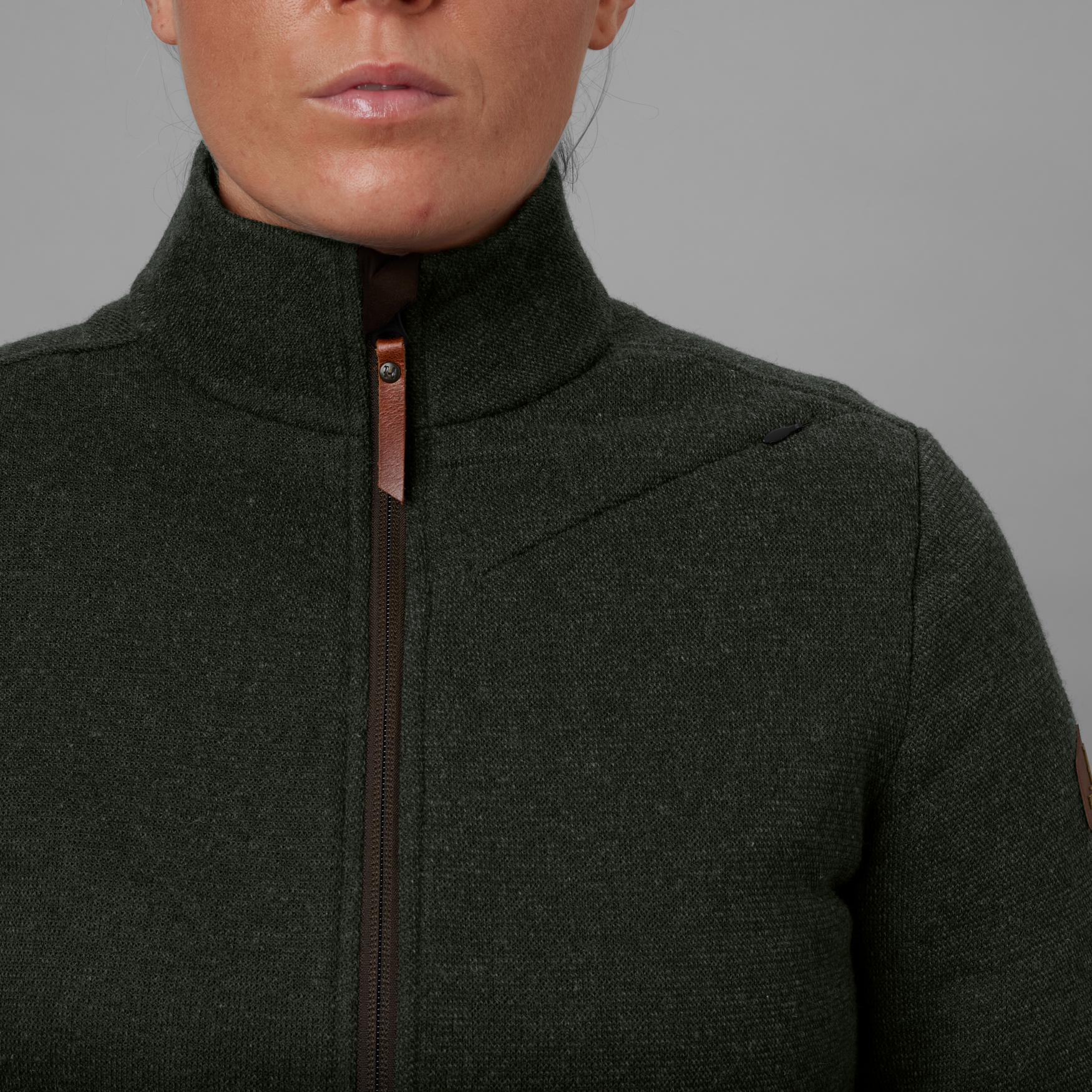 Metso full zip Women - Willow green