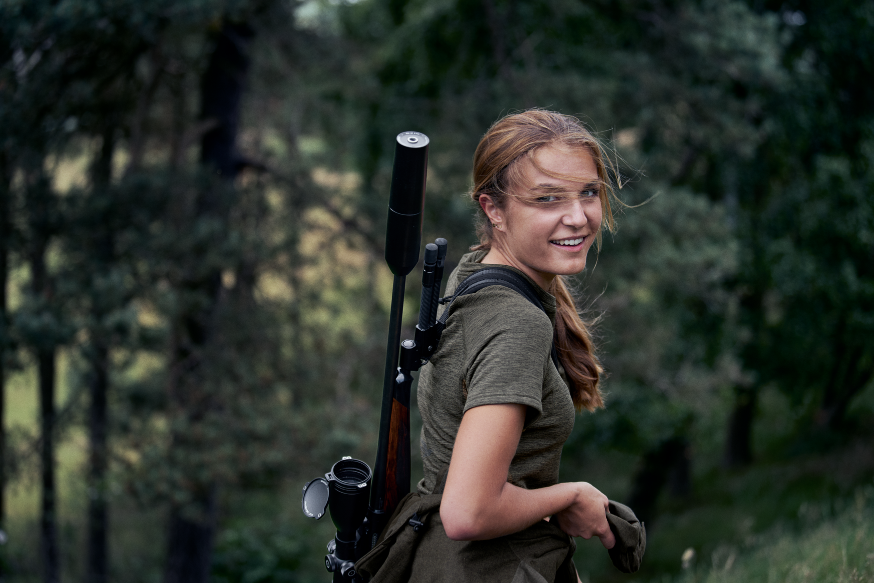 Active S/S t-shirt Women - Pine green