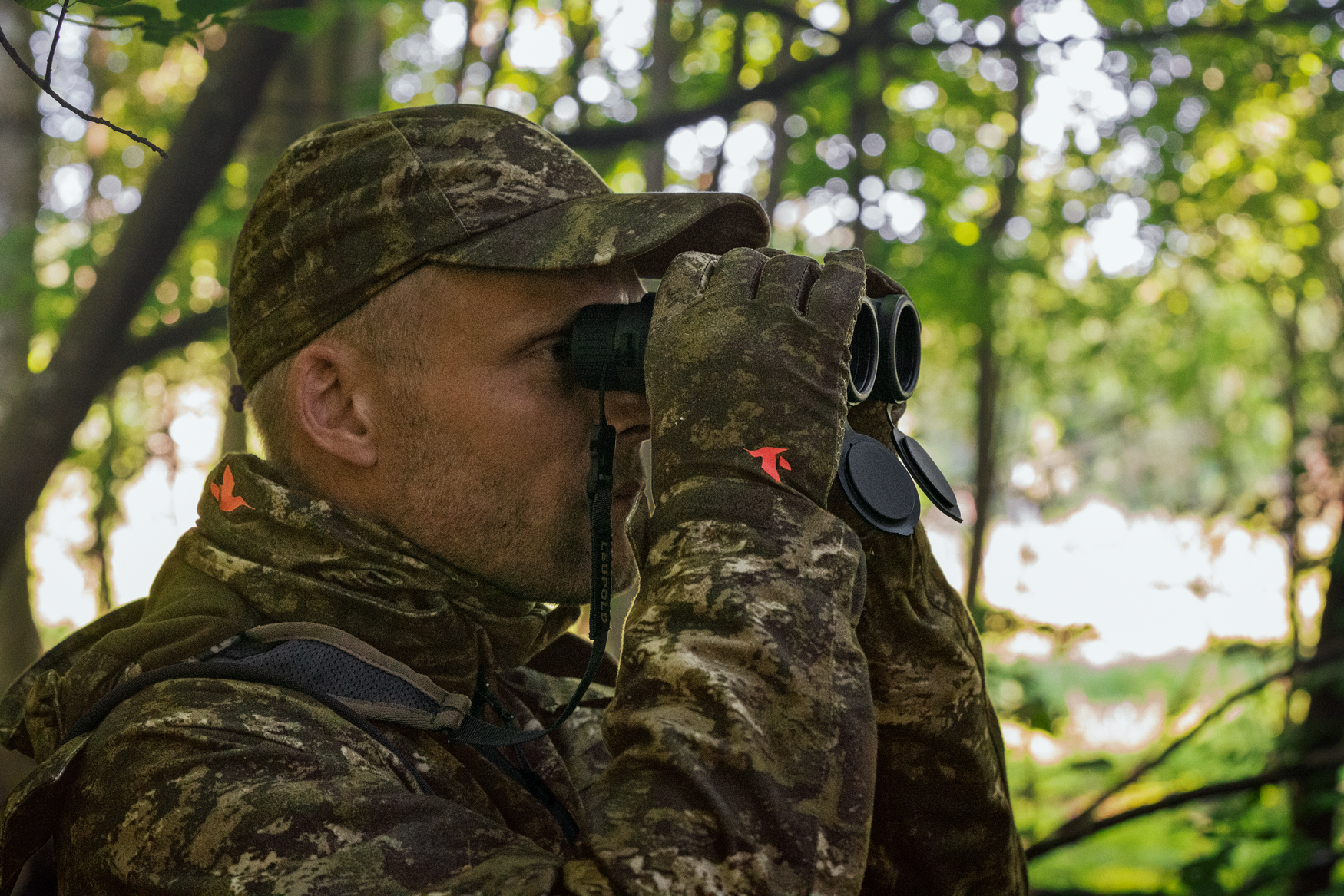 Scent control Camo facecover - InVis green