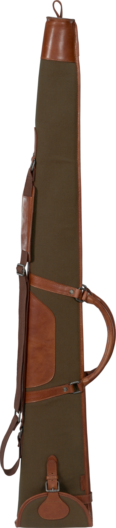 Retrieve Flintenfutteral aus Canvas/Leder - Warm olive