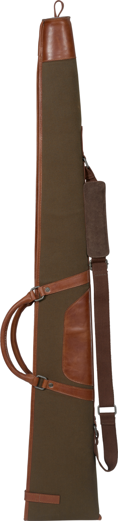 Retrieve Flintenfutteral aus Canvas/Leder - Warm olive