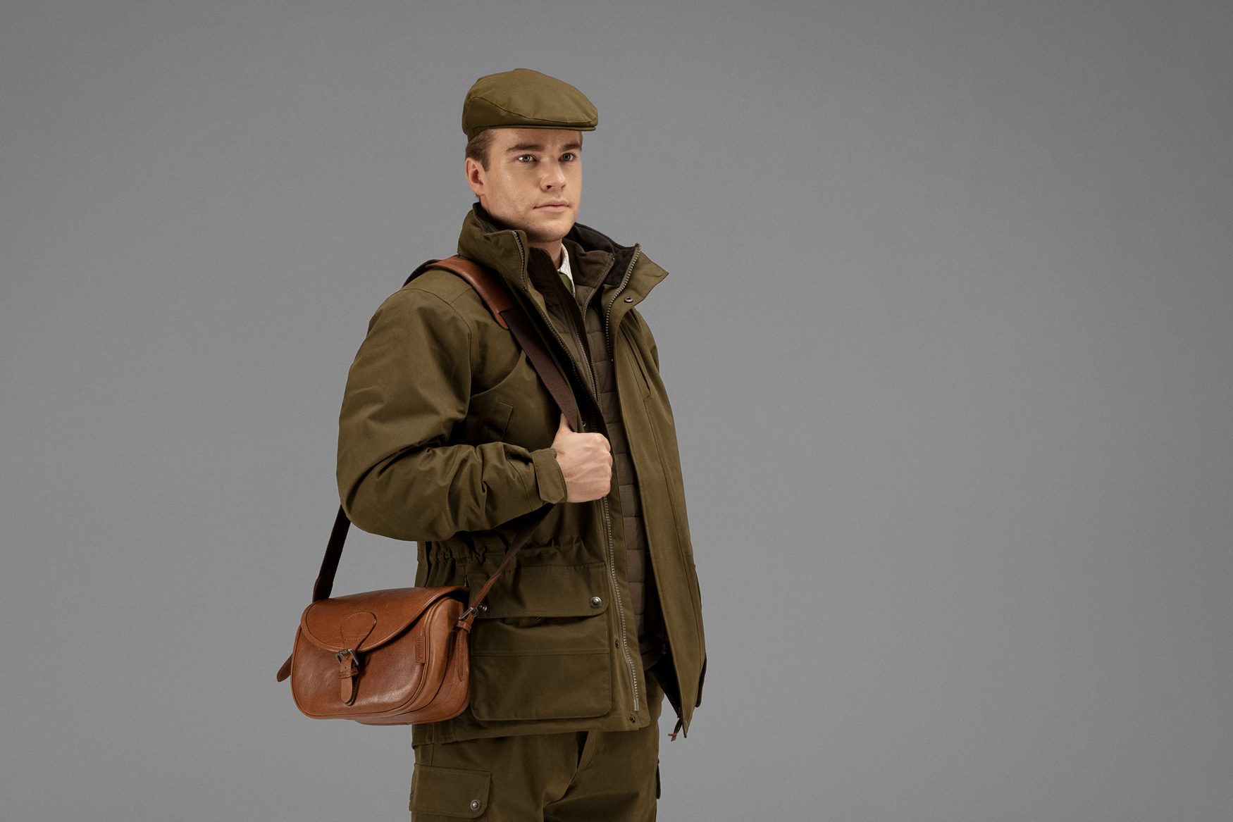 Retrieve cartridge bag f/125 cartridges - Cognac