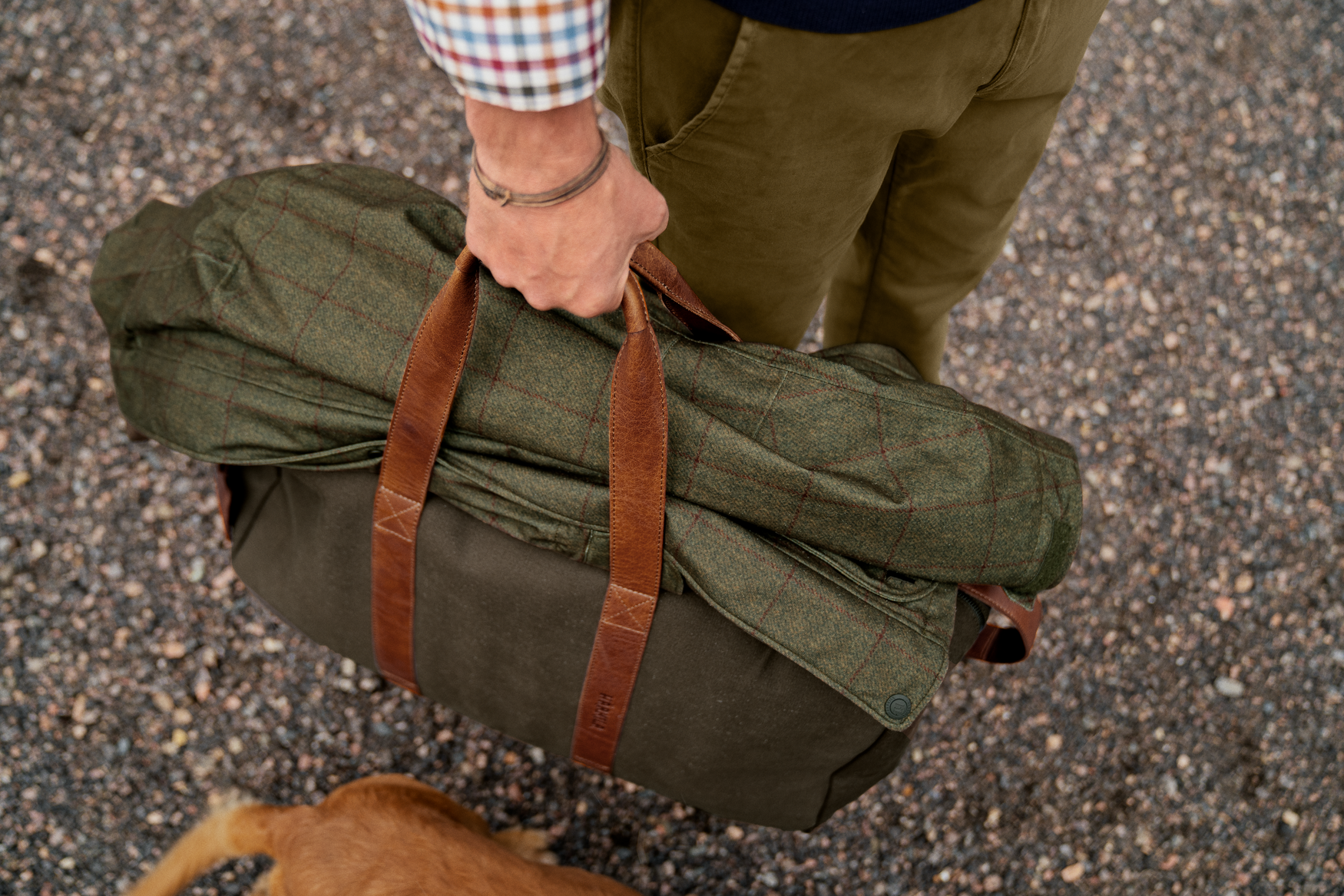 Härkila weekend bag 30 L - Warm olive