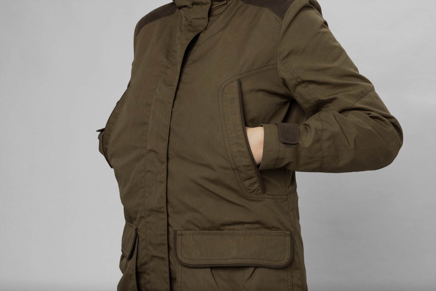 KeyPoint Kora Jakke - Pine Green/Grizzly Brown