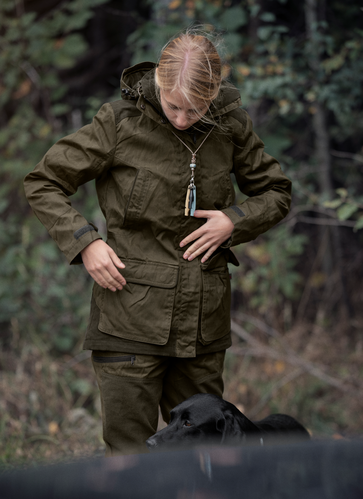 KeyPoint Kora Jakke - Pine Green/Grizzly Brown