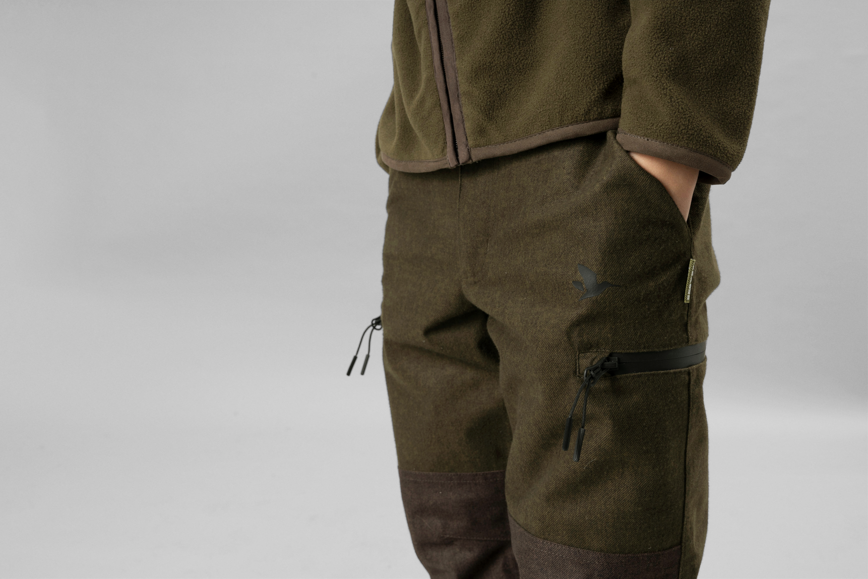 Avail Junior Trousers - Pine green melange