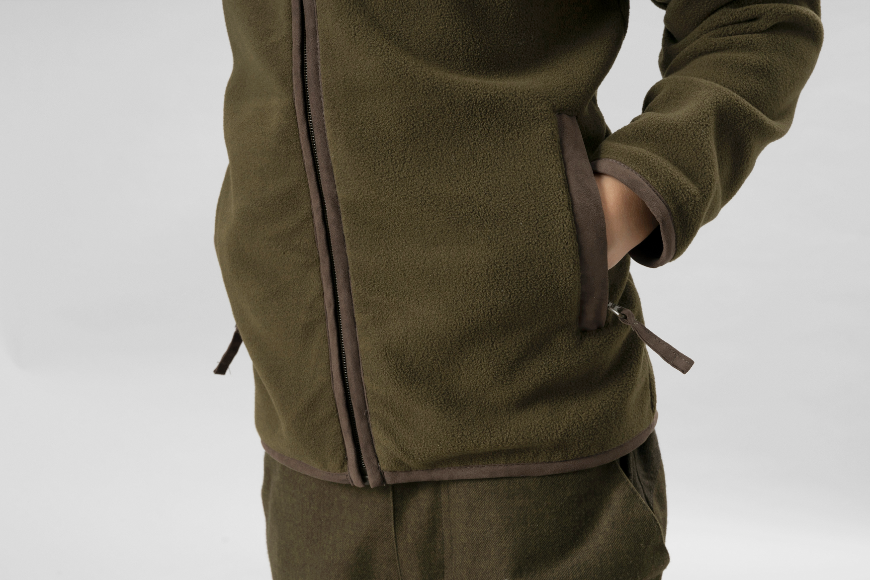 Bolt Junior Fleece Jakke - Pine green