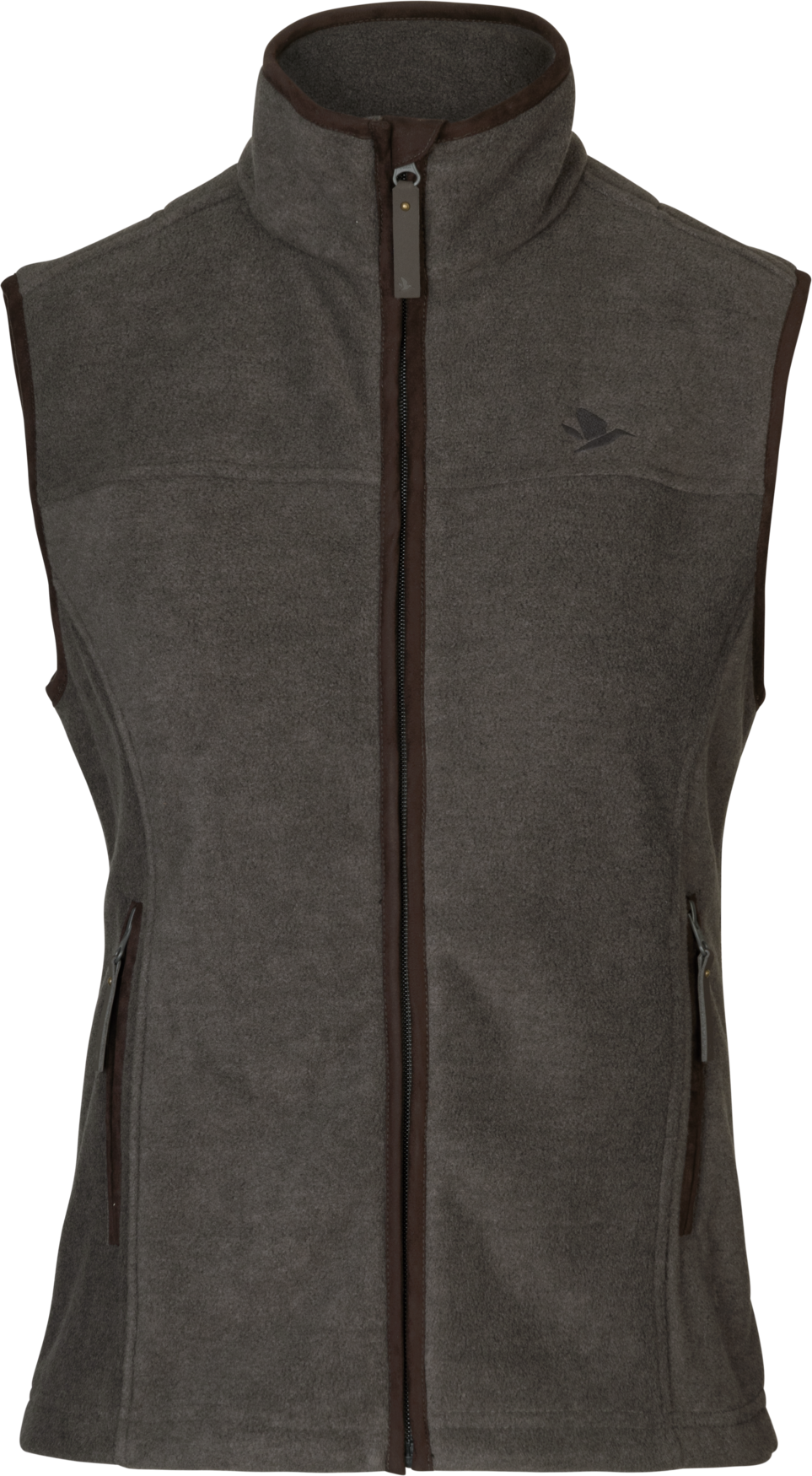Woodcock Ivy Fleece Vest - Dark Grey Melange