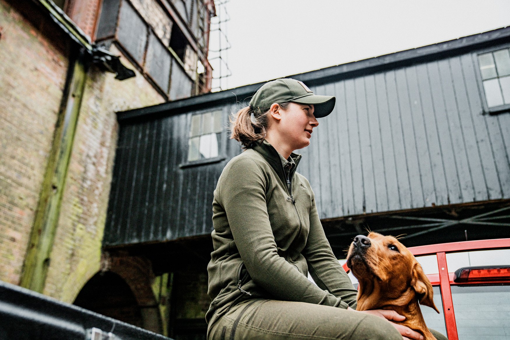 Dew Fleecejacke - Pine green