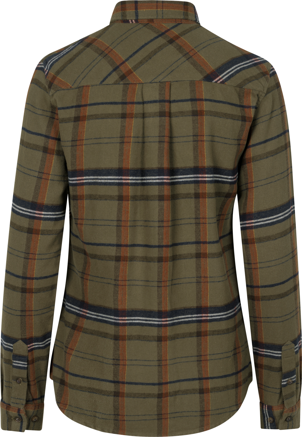 Skye Flannel skjort til kvinder - Grape Leaf/Terracotta Check