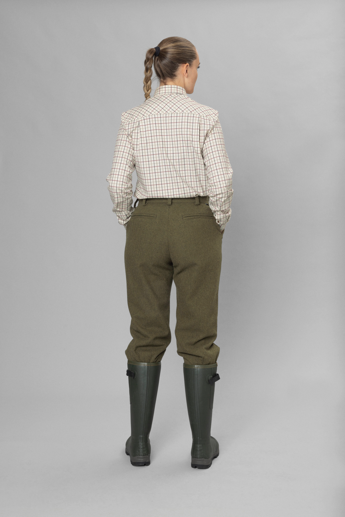 Chemise de tir Kerry - Cabernet/Blue Check