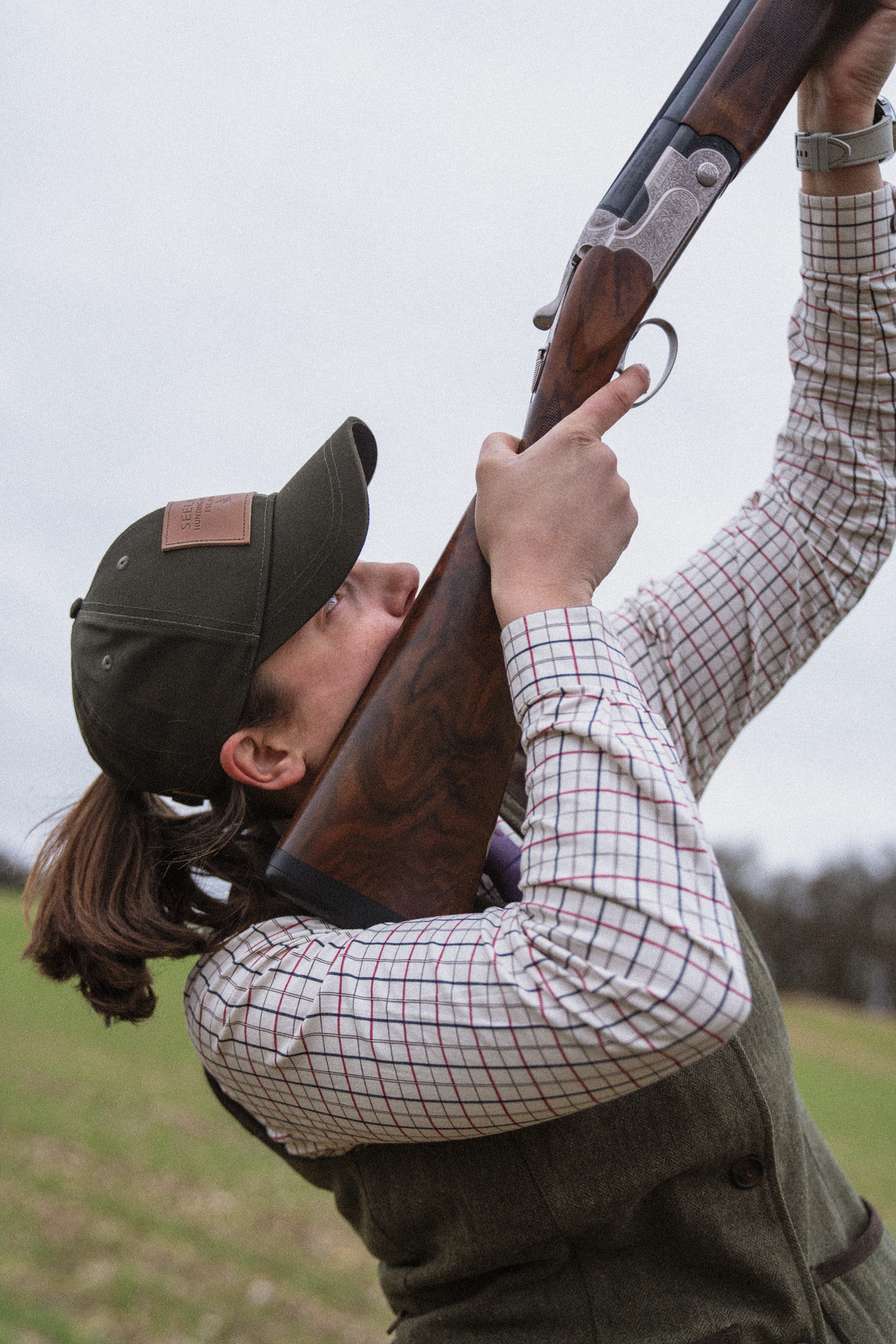 Kerry Shooting Skjorte - Cabernet/Blue Check