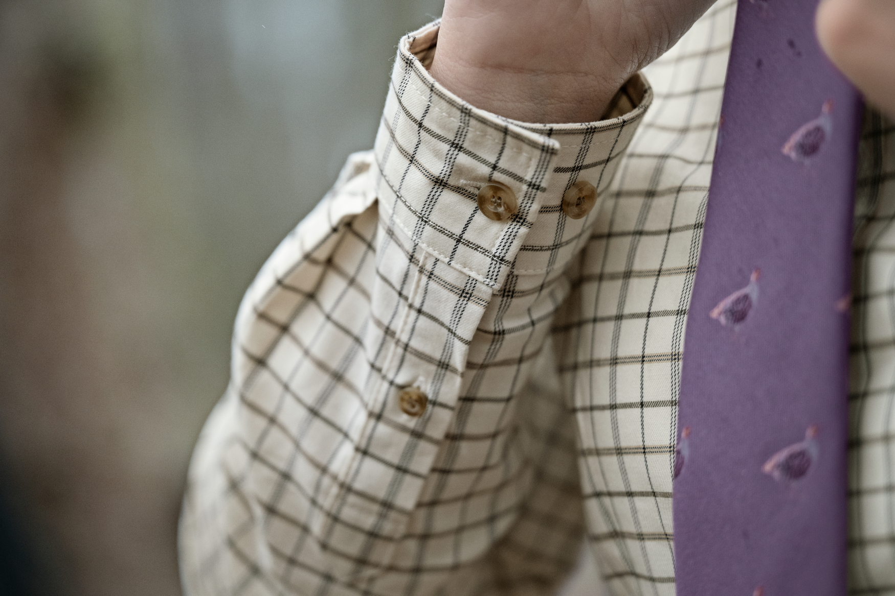 Chemise de tir Kerry - Estate Blue/Pine Green Check
