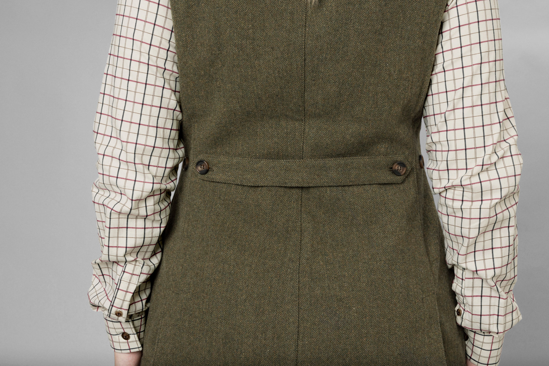 Hillside Harriet Waistcoat - Moss green