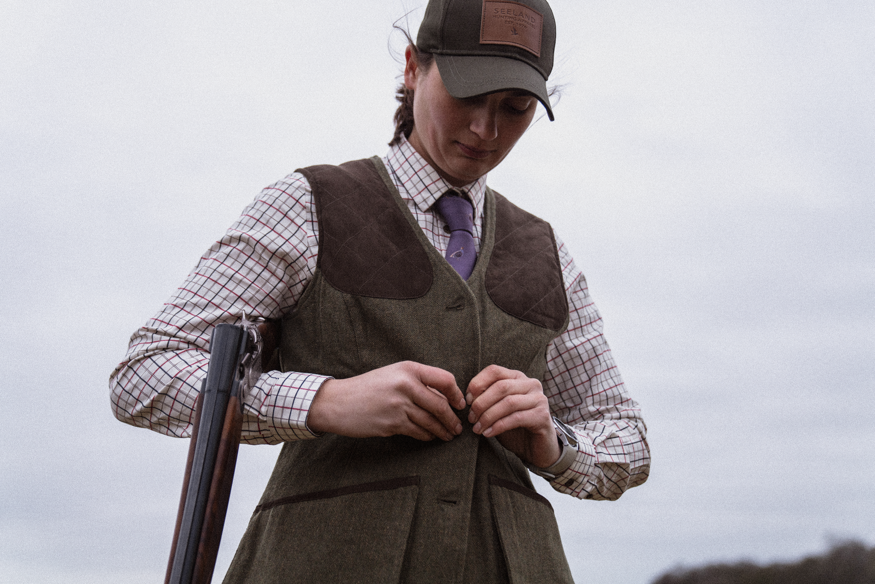 Hillside Harriet Waistcoat - Moss green