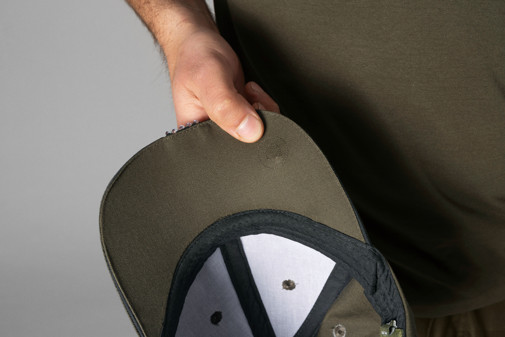 Slate LED Cap - Pine green