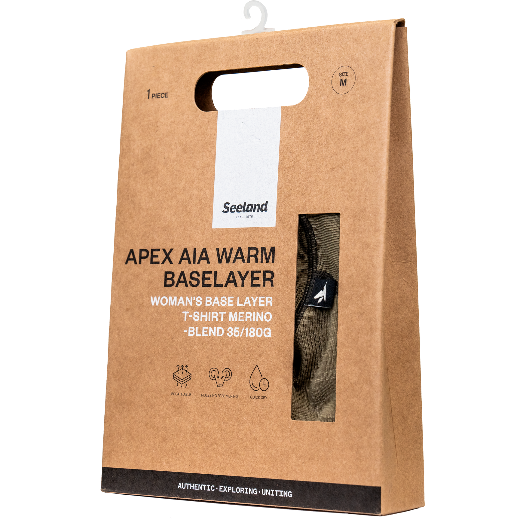 Apex Aia Merino T-shirt - Covert Green