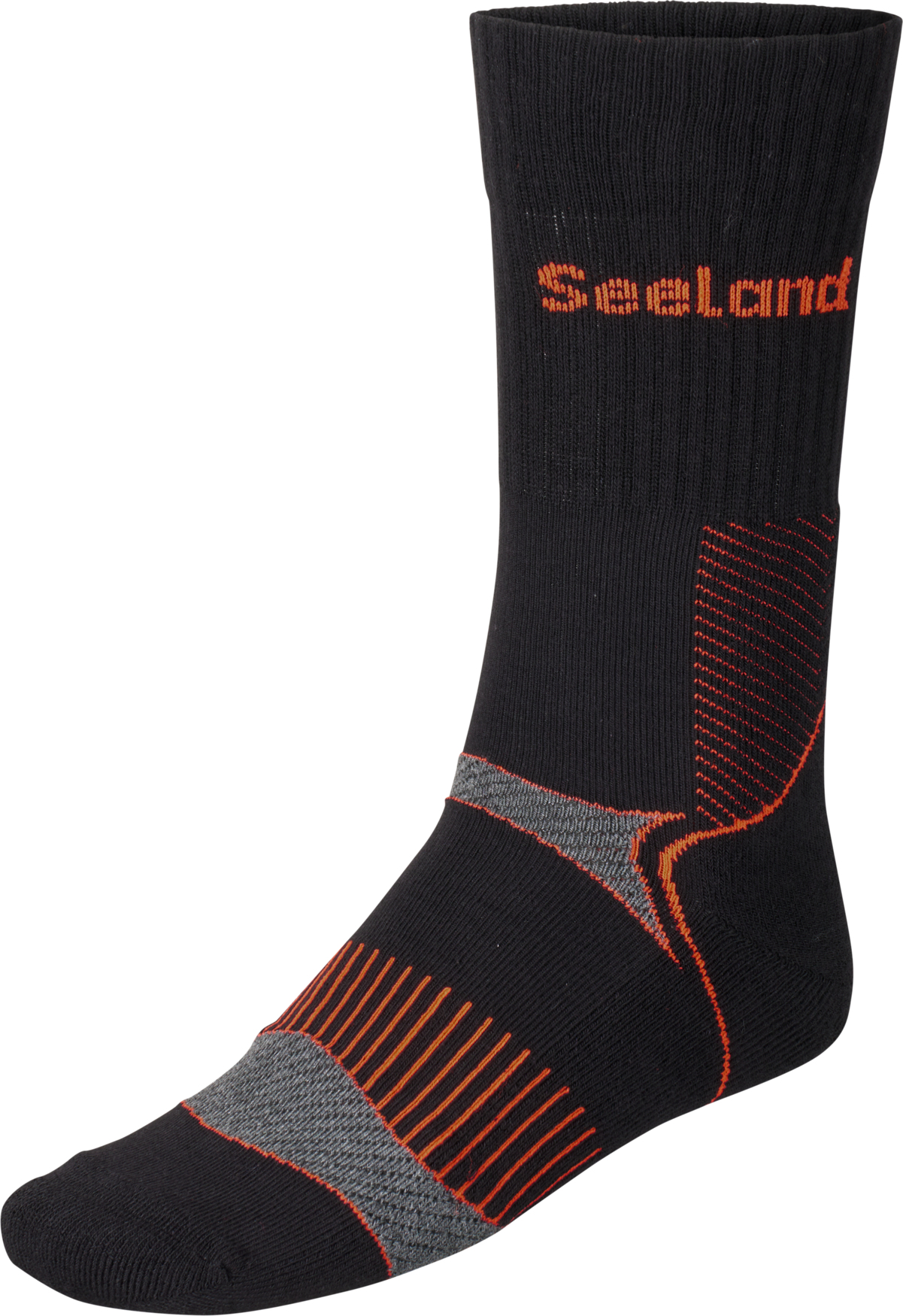 Field Coolmax-strømpe - 2Pack - Black/Dark Grey