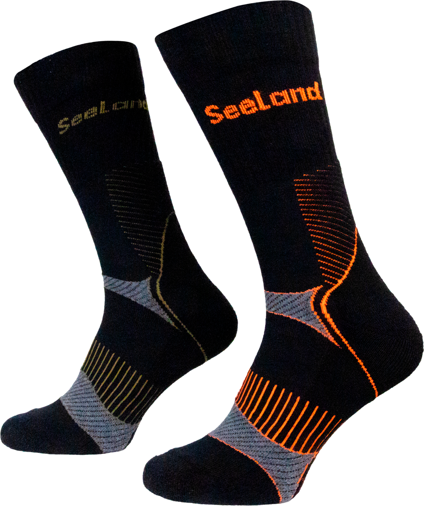 Field Coolmax-strømpe - 2Pack - Black/Dark Grey