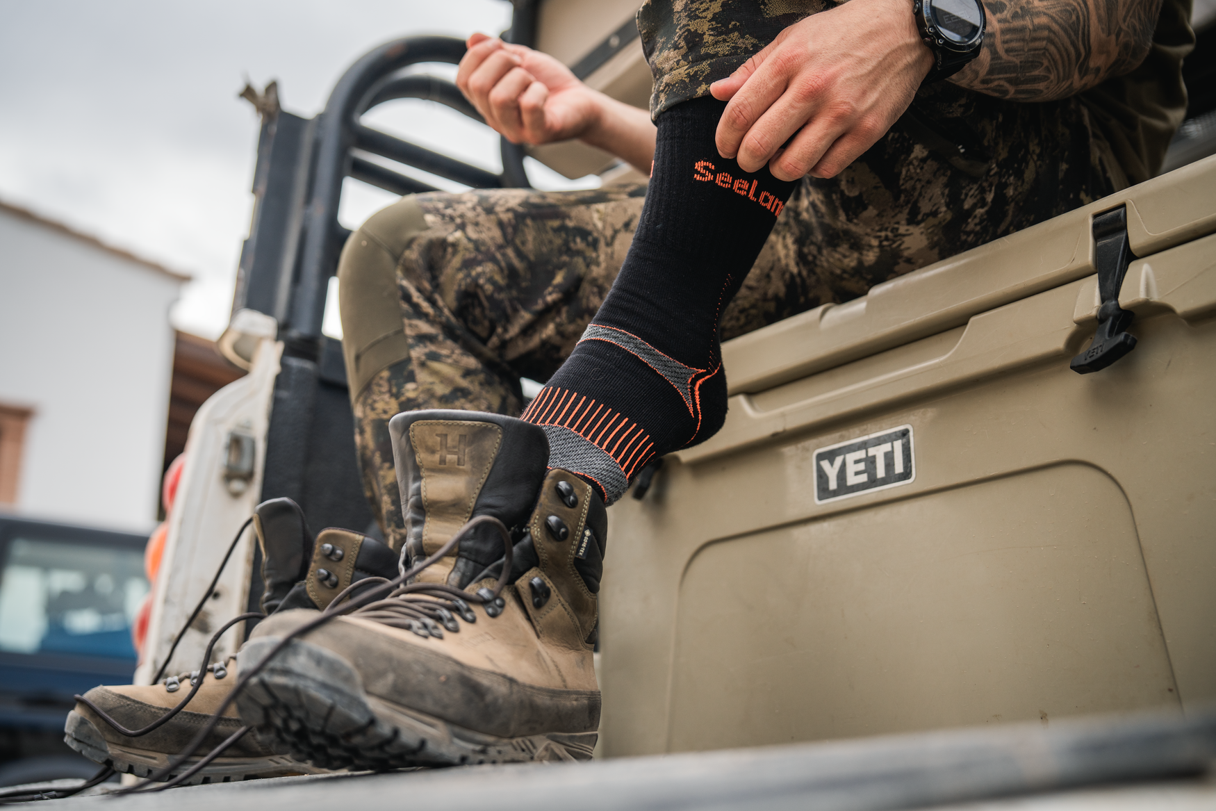 Chaussette Field Coolmax - 2Pack - Black/Dark Grey