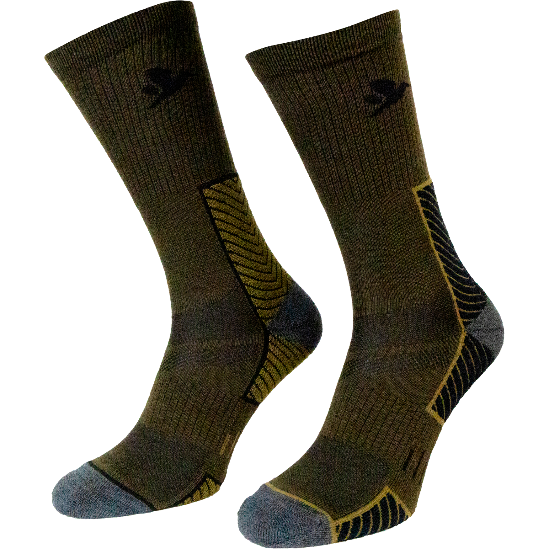 Chaussette Field Merino - 2Pack - Pine Green/Military Olive