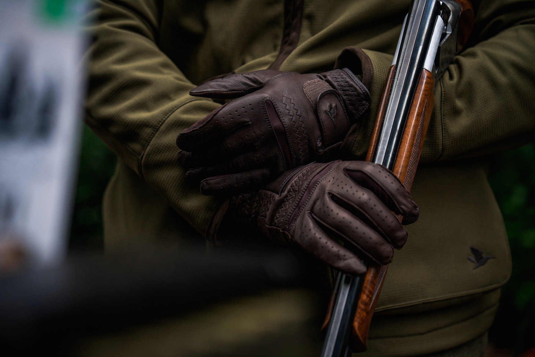 Aim Shooting Gloves - Chocolate Torte
