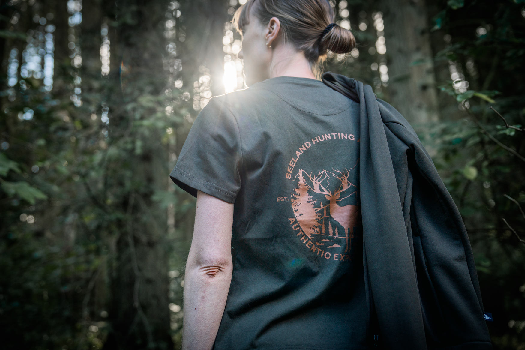 T-shirt Hunting Heritage Femmes - Pine green