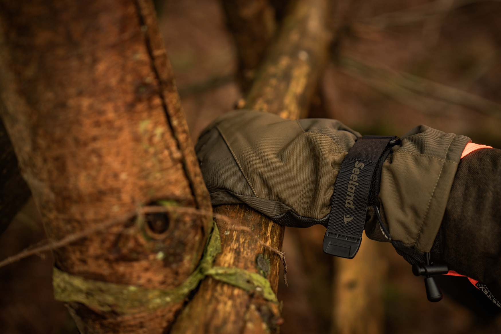 Gants Trigger Fold-Back - Pine green