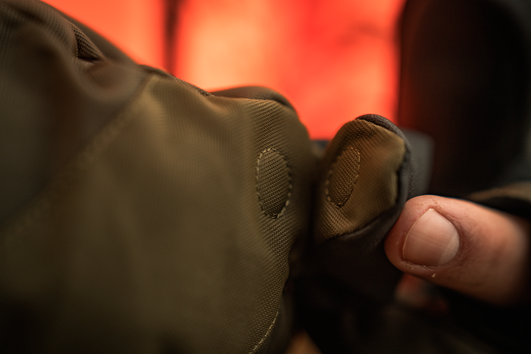 Gants Trigger Fold-Back - Pine green