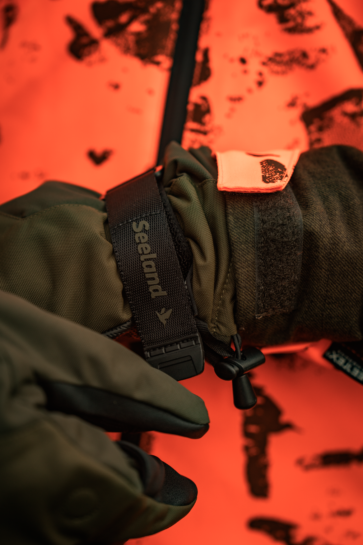 Gants Trigger Fold-Back - Pine green