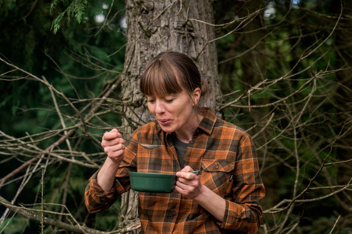 Rustic wild goose stew