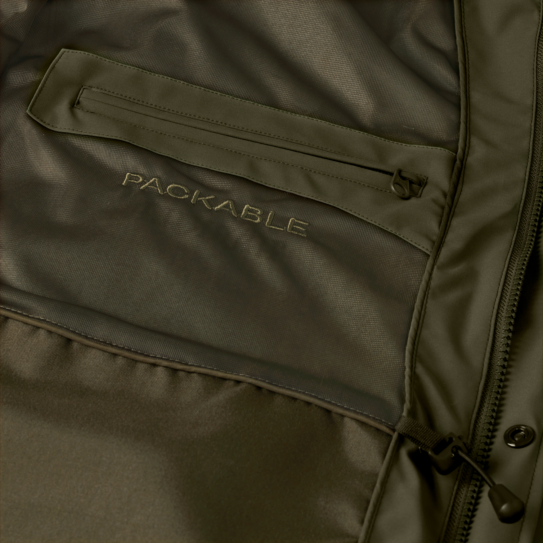 Orton Packable Lady Jakke - Willow green