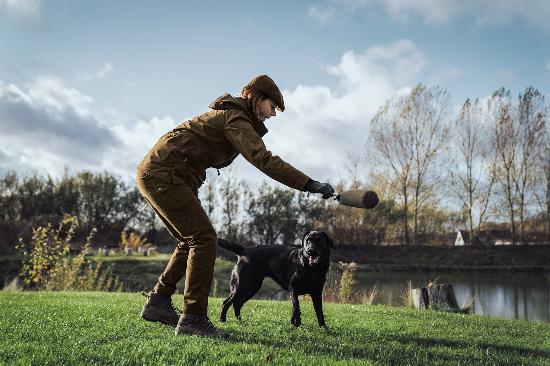 Retrieve Lady veste - Warm olive