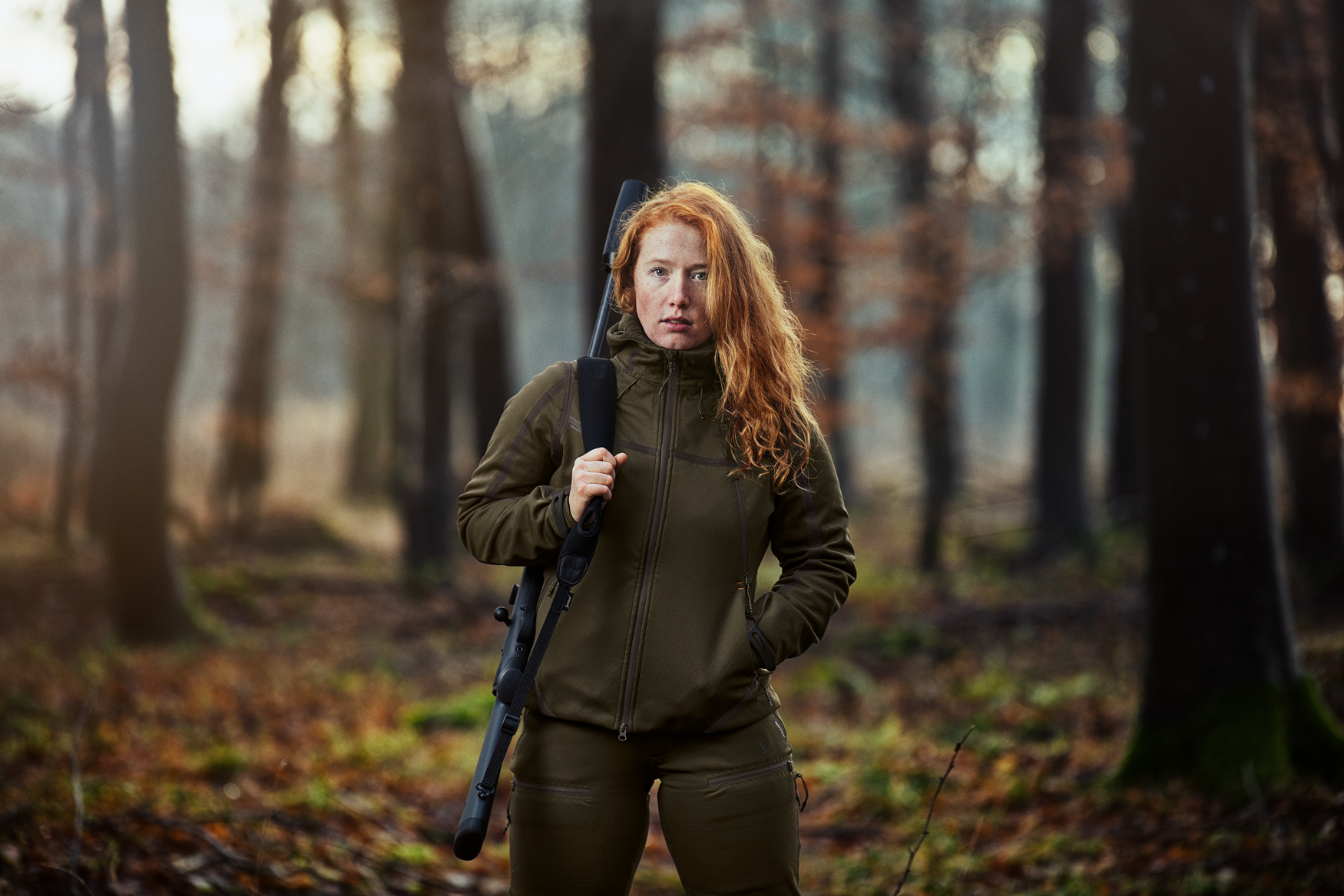 Hawker Advance jacket Women - Pine green