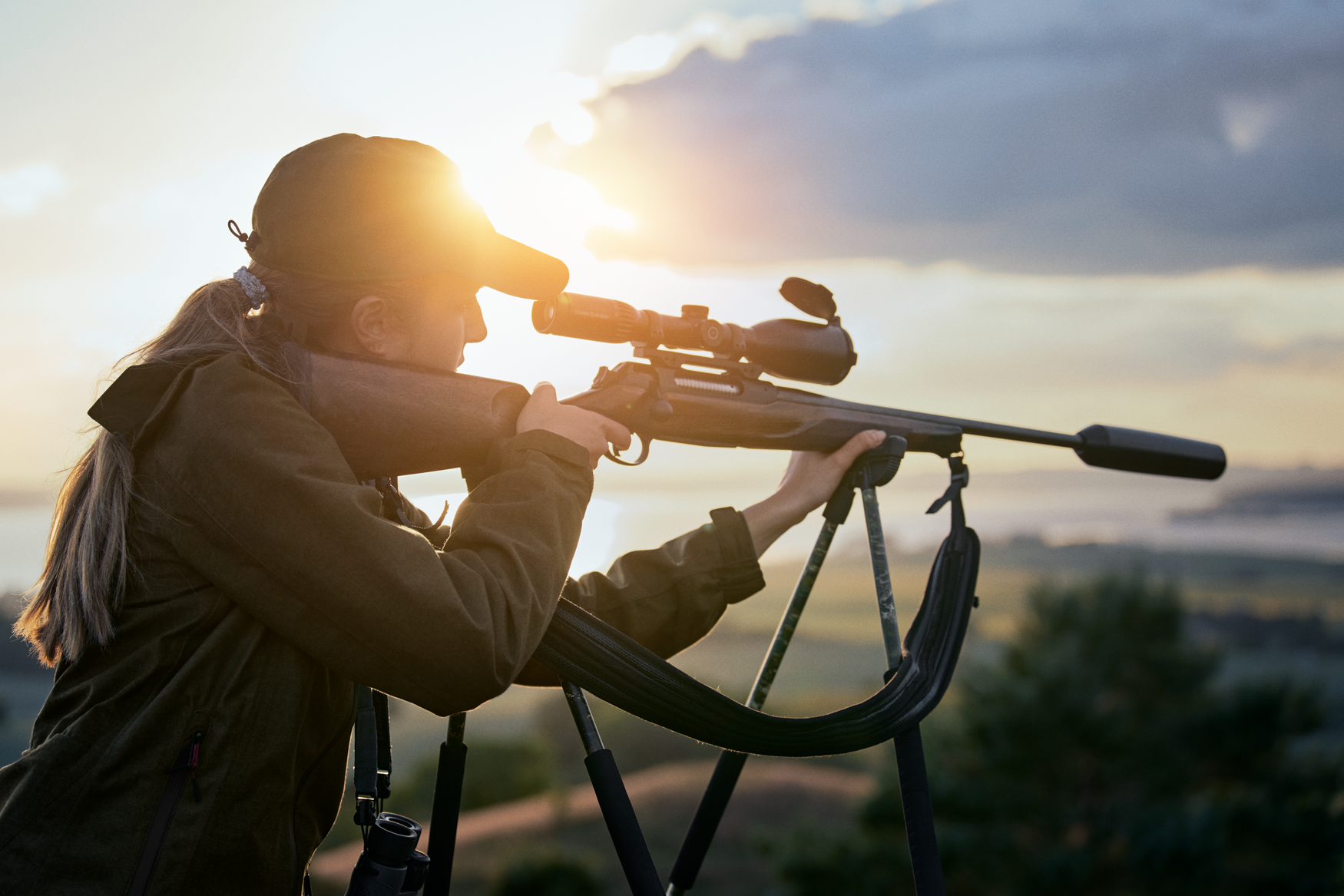 Avail jakke Women - Pine green melange