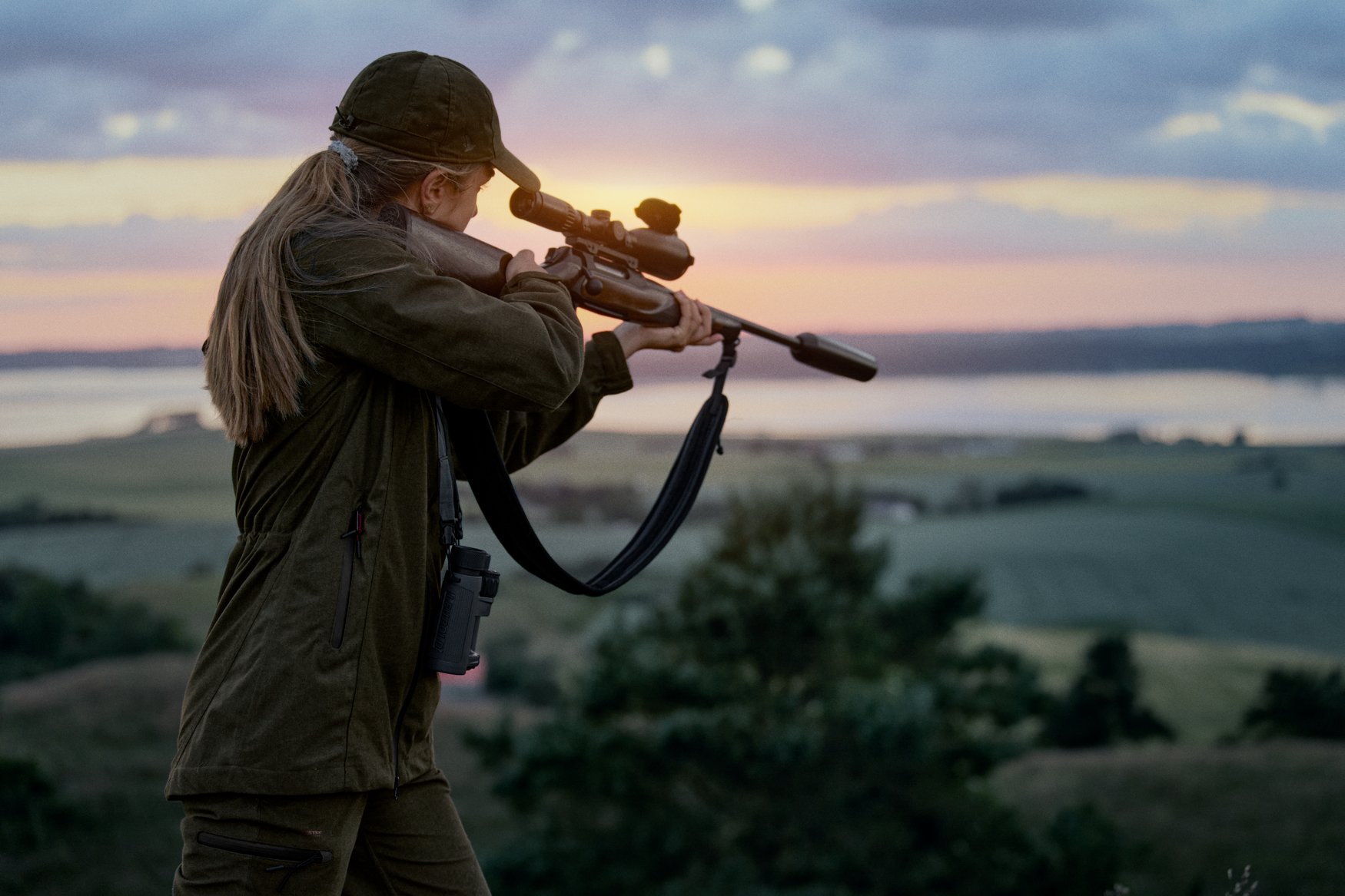 Avail jakke Women - Pine green melange